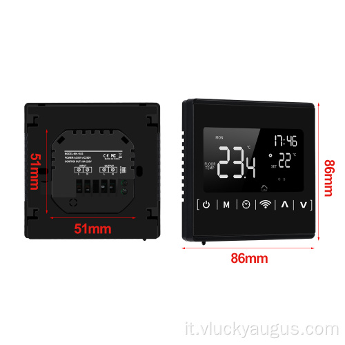 Display di temperatura digitale wireless elettronica